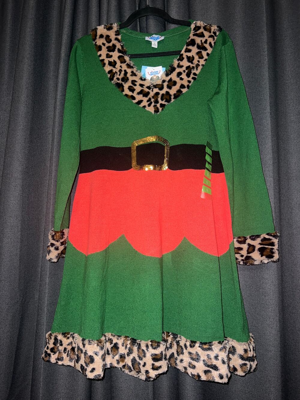 Ugly Christmas Sweater Xmas Size Large NWT Dress